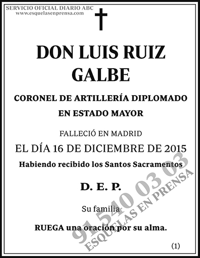 Luis Ruiz Galbe